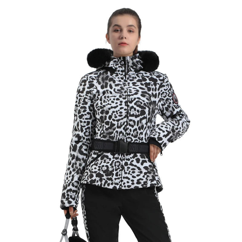 Snowboard Jackets 2025 Mountain Winter Hooded Woman Snow Jackets Outdoor Skiing Jacket Sports Outerwear Windproof Warm Tracksuit