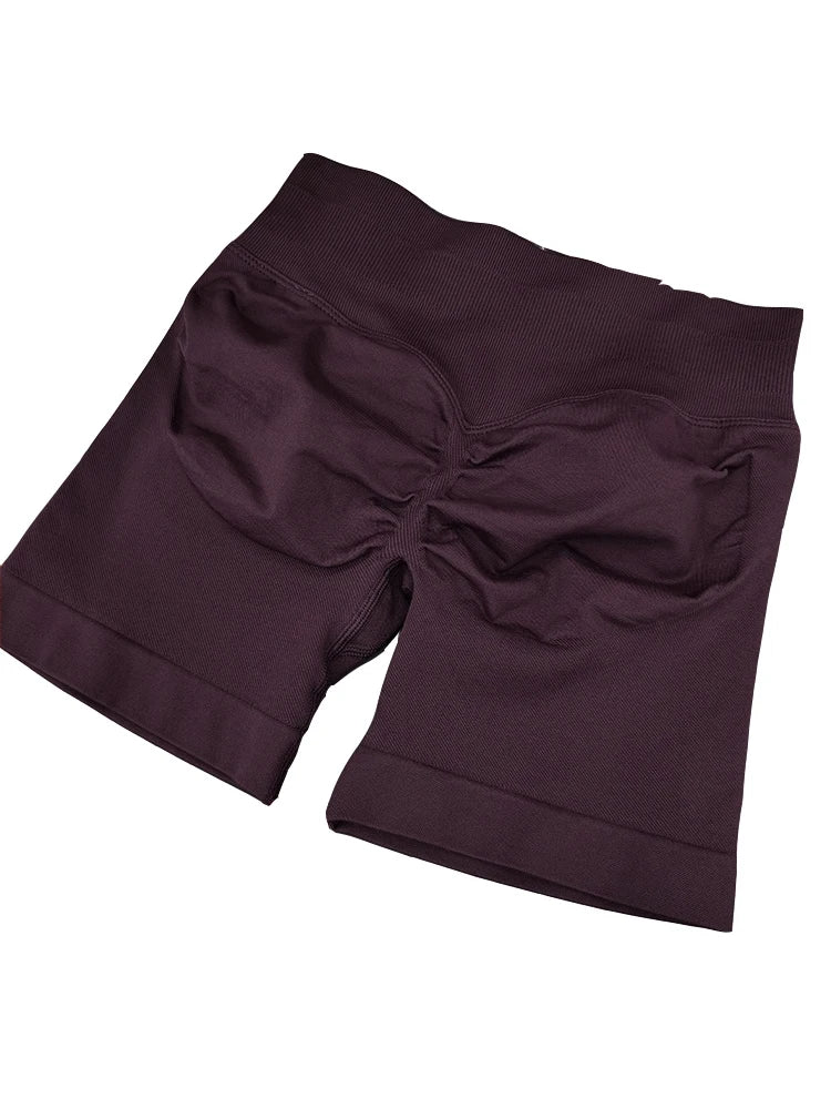 Seamless Shorts 4.5" Yoga Shorts Women Clothes Scrunch Bum Gym Shorts Booty Running Short Butt Lifting Workout Pants Fitness