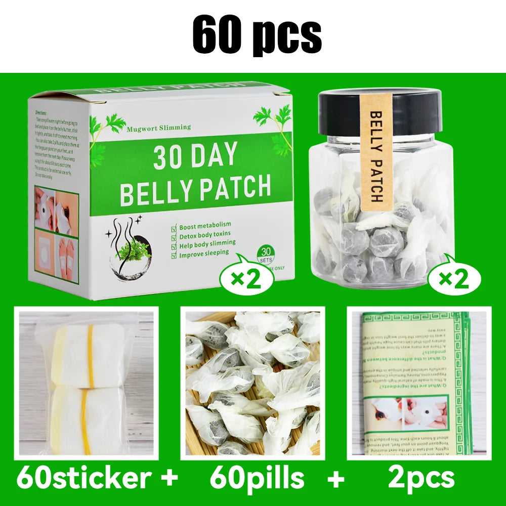 30/60/90Pcs Herbal Belly Slim Patch To Lose Weight Fast Slimming Pill Body Shaper Tummy Navel Plaster Burns Abdominal Fat Burner