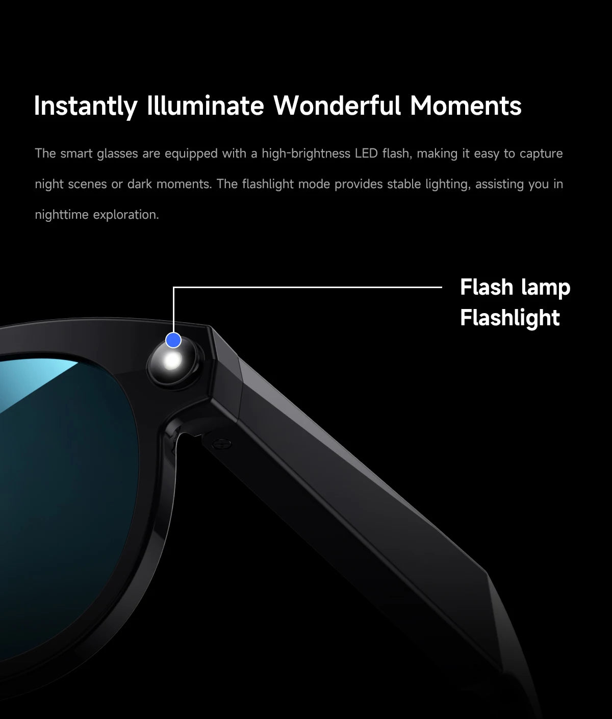 2025 AI Smart Glasses New Interaction With Camera Photo Video Record Translation Music Smart Sunglasses Bluetooth Call Headphone