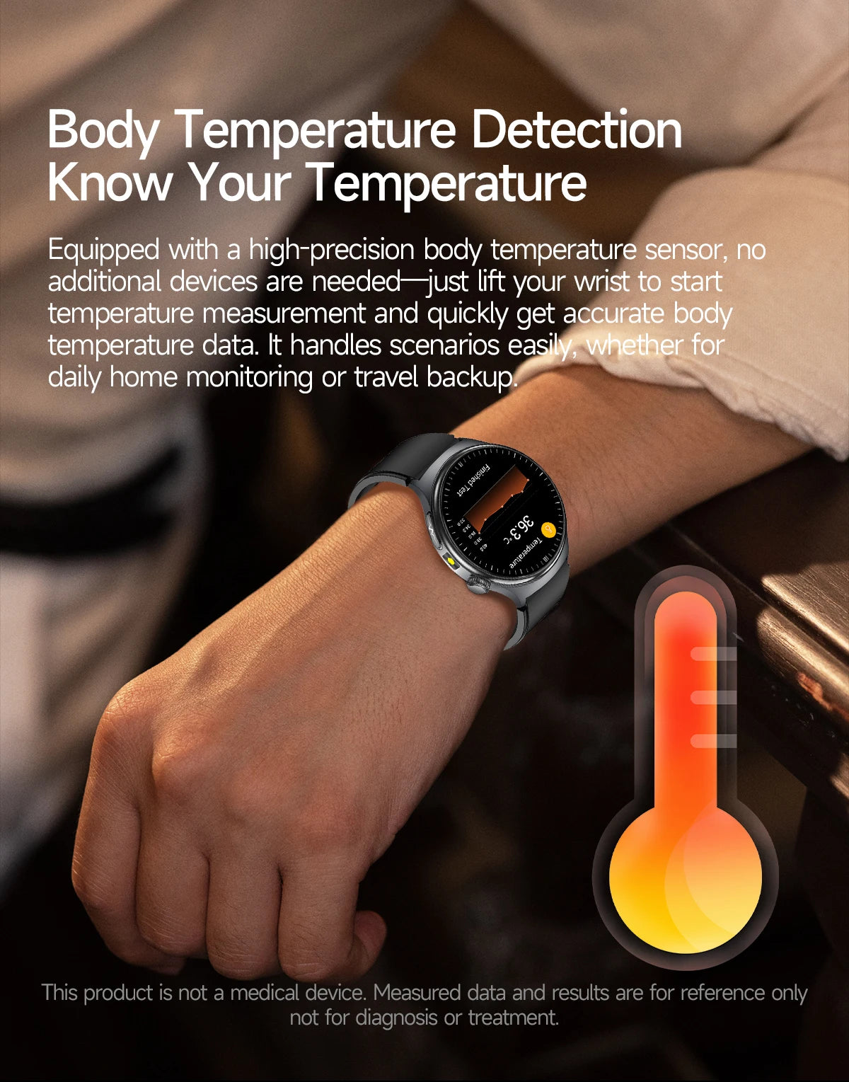 Nursing Grade Health Smartwatches For Men Women Precision Detection Heart Rate Blood Fats Uric Acid Blood Pressure ECG Smart Wat