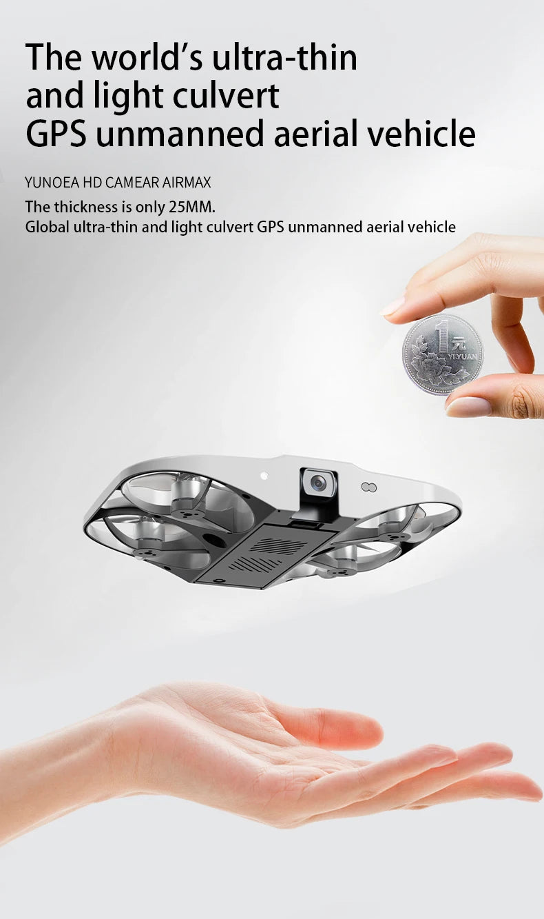 2026 New Mini Thin Drone GPS Airmax Neo Factory Professional Smart Follow RTH 8K HD Night Vision Camera Remote Control Aircraft