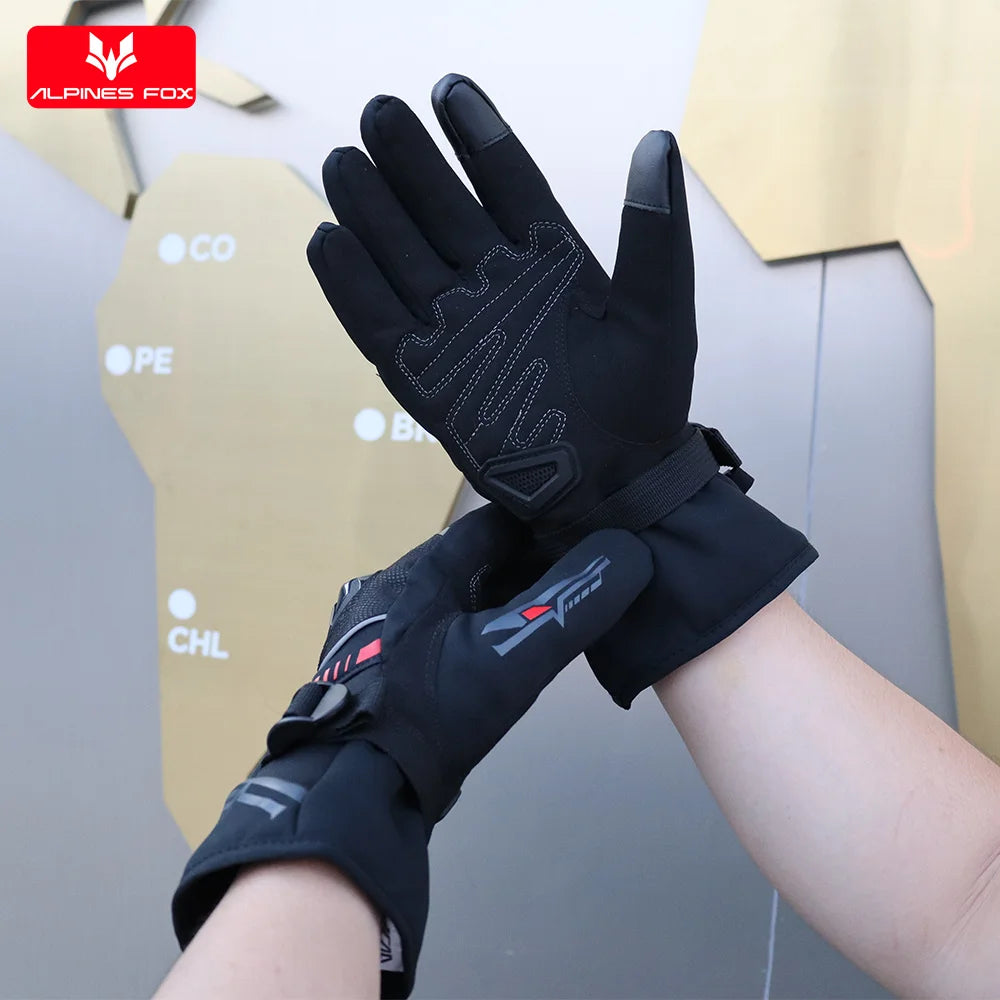 2025 Winter Men Motorcycle Gloves Women Waterproof Warm Moto Guantes Touch Screen Motorbike Riding Glove Carbon Fiber Protective