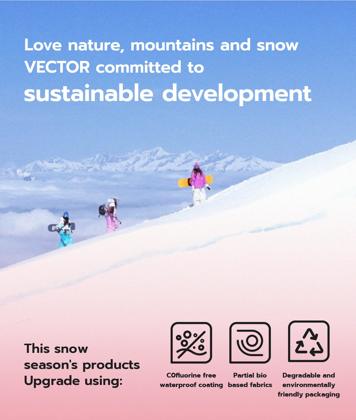 VECTOR Men Women 3L Cotton Ski Jacket Ski Pants Warm Windproof Winter Overalls Waterproof Outdoor Sports Clothing Snowboard