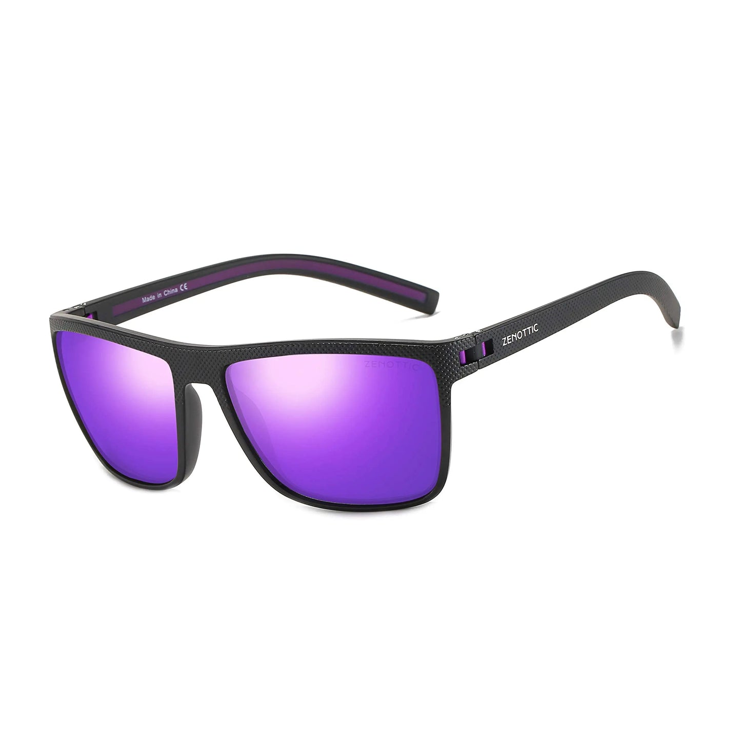 ZENOTTIC Retro Square Polarized Prescription Sunglasses Fashion Lightweight TR90 Progressive Optical Sun Glasses for Women Men