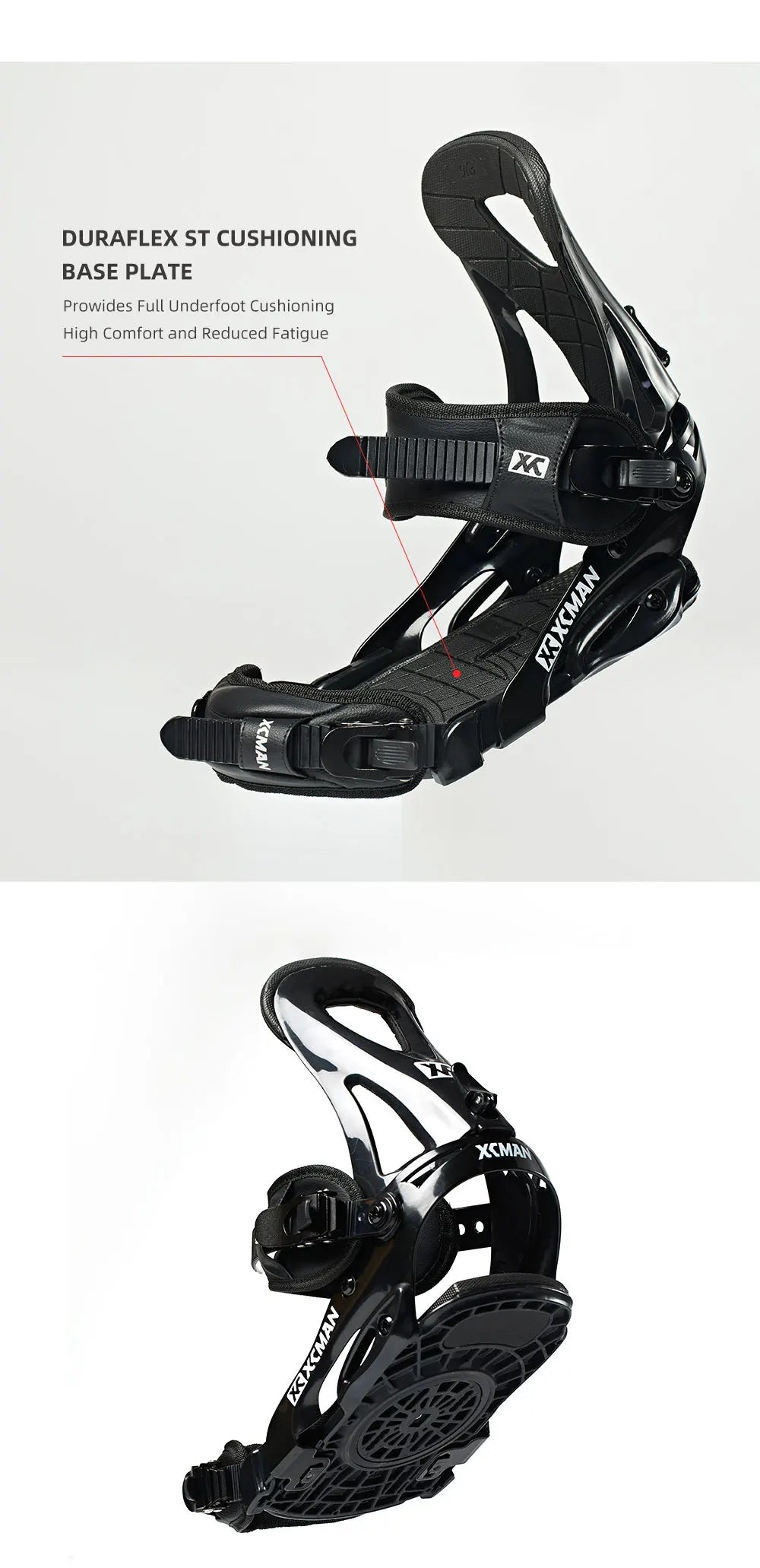 XCMAN All-Mountain Snowboard Bindings Unisex