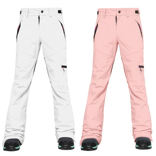 2024 New Ski Pants Women Pants Overalls Windproof Waterproof Ski Suits Men Mountain Snowboard Outdoor Hiking Ski Loose Trousers