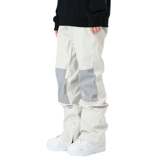 スノーボードウェア 보드복 Slim Fit Ski Pants for Men And Women Waterproof Thermal Stitching Skiwear