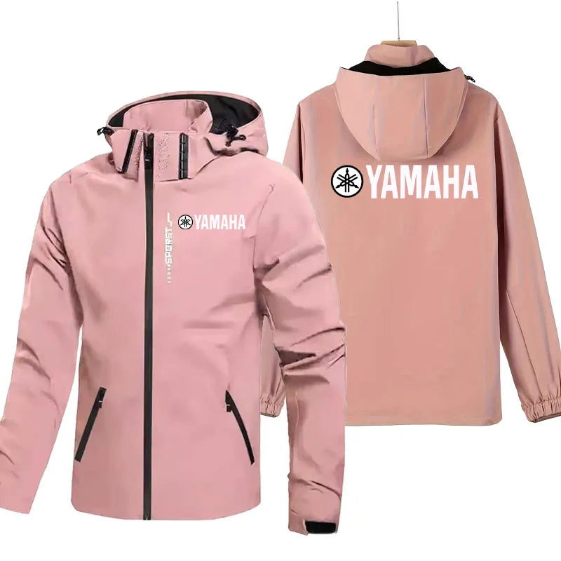 2026 Yamaha NEW Off-road Motorcycle Waterproof Jacket Men's And Women's Yamaha Logo  Outdoor Sports Hooded Zipper Jackets Coat