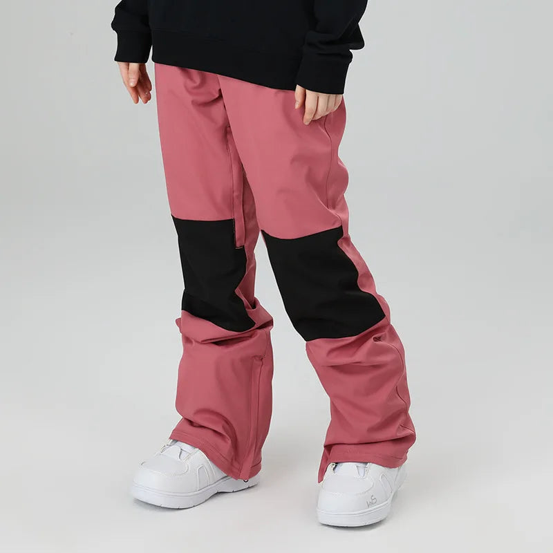 スノーボードウェア 보드복 Slim Fit Ski Pants for Men And Women Waterproof Thermal Stitching Skiwear