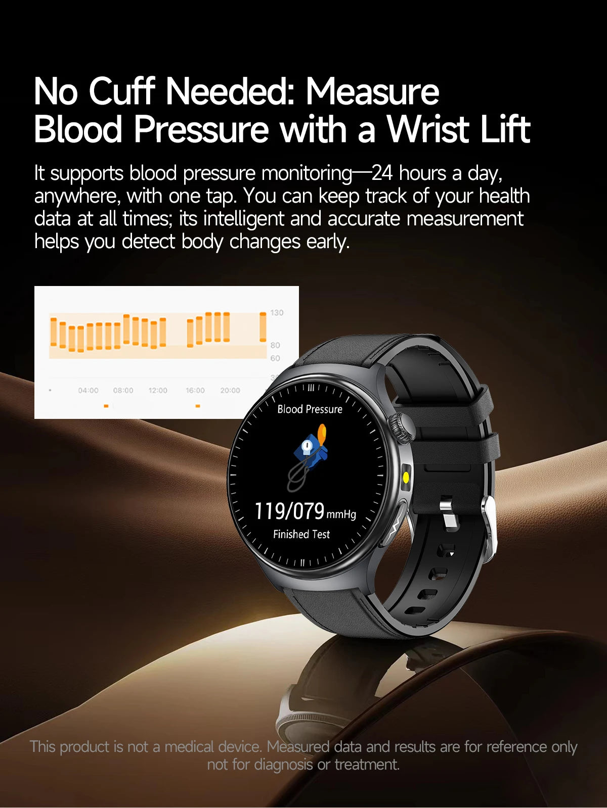 Nursing Grade Health Smartwatches For Men Women Precision Detection Heart Rate Blood Fats Uric Acid Blood Pressure ECG Smart Wat