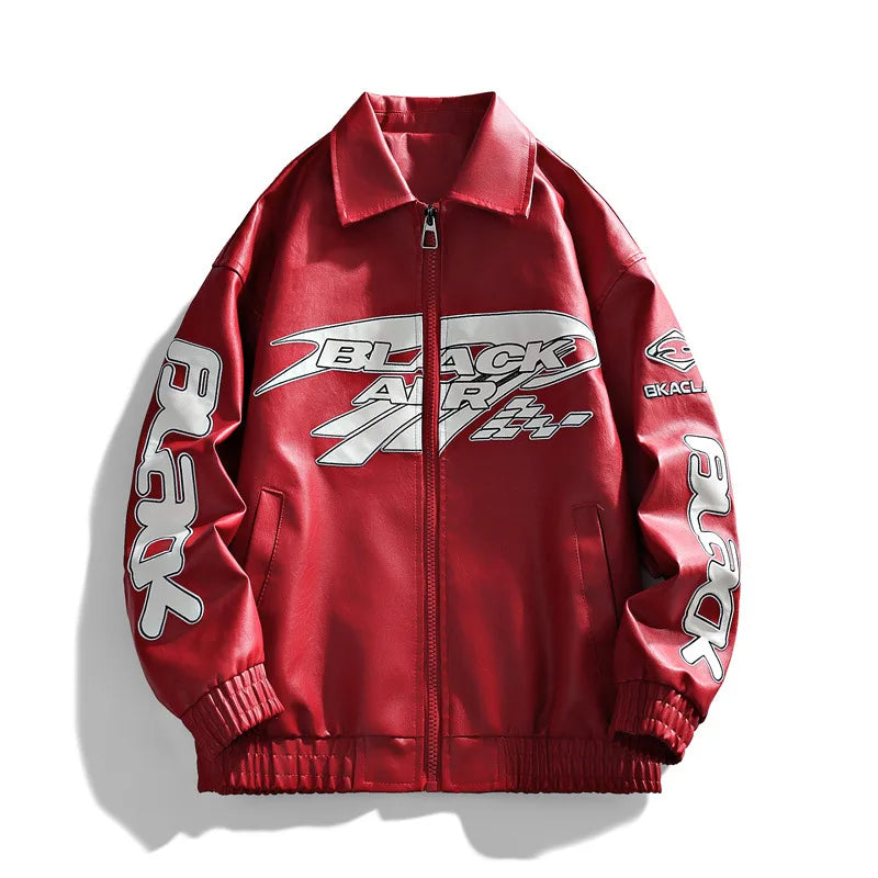 Men's 2026 Spring/Summer Men's Leather Jacket Coat New Trend Brand Motorcycle Suit High-Quality PU Coat Asian Sizes