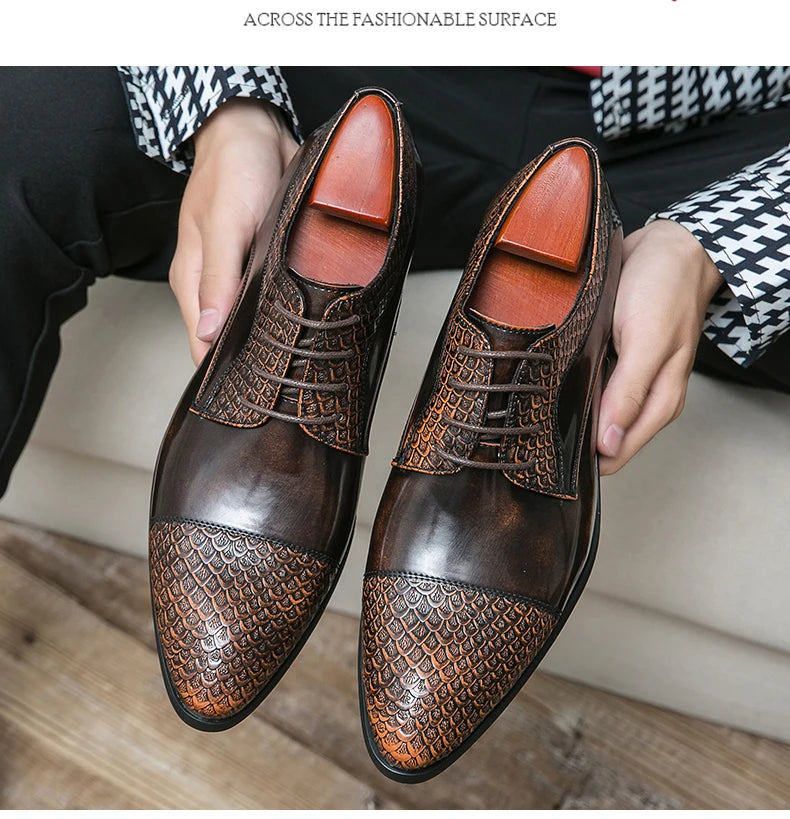 Dress Shoes Man Classic Casual Business Leather Shoes Men Formal Wedding Office Leather Shoes For Men Social Shoe Male