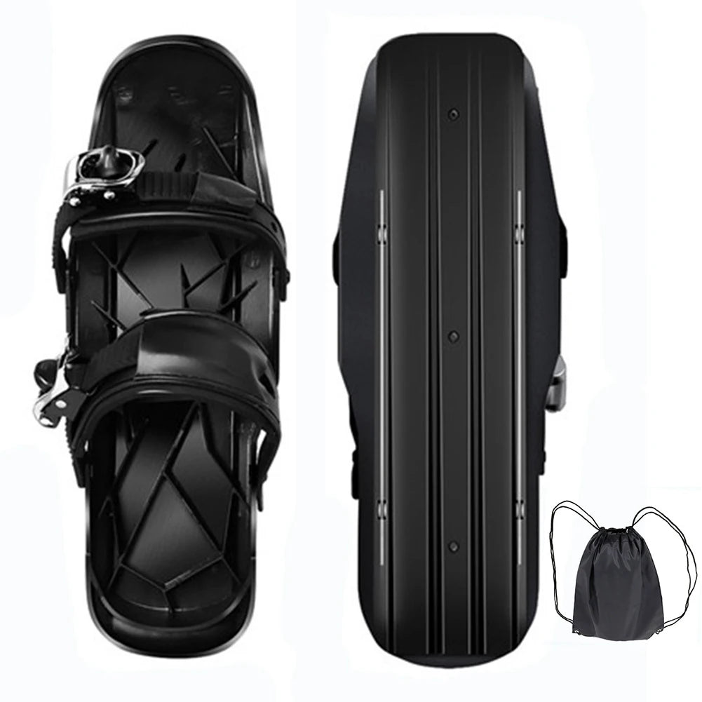 Mini Short Ski Skates Snowboard Boots Skiboards Adjuatable Short Snow Skateboard for Winter Outdoor Sports
