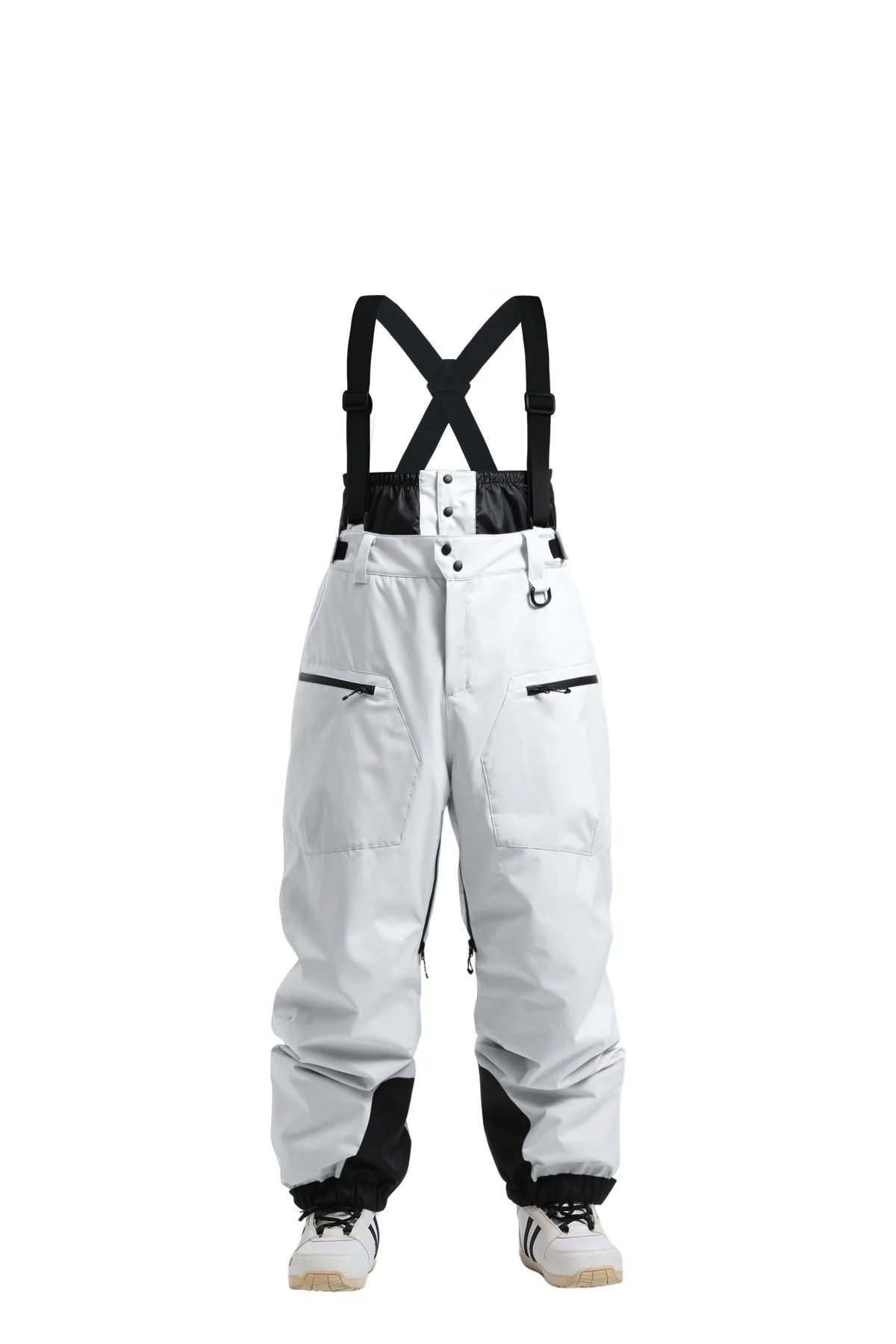 Gsou Outdoor Sport Mountain Female Ski Pants Winter Waterproof Men Women Snowboard Overalls Suspender Snowpants Warmth -40 degre