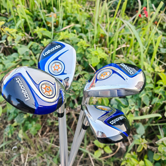Golf Club Lashonda Hybrid/Utility Wood   SR Flex Carbon Shaft, Stainless Steel Head   Low and Deep Center of Gravity, High Forgi