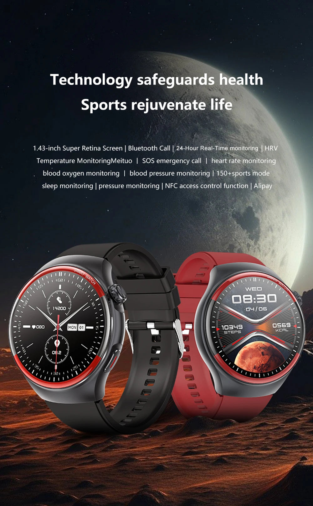2025 New Nursing Health laser Cure Blood pressure Smart Watch Men Heart rate Pulse Sleep Bluetooth call Body Monitor Smartwatch