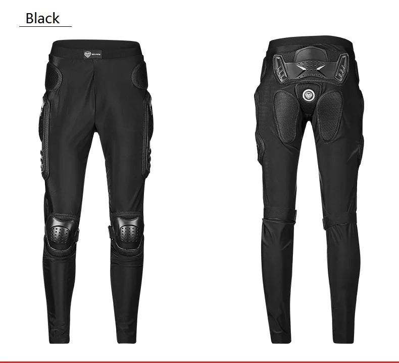 Sulaite Summer Breathable Motorcycle Armor Pants Men Women Motocross Impact Pants Riding Trousers Elastic Lycra Fabric