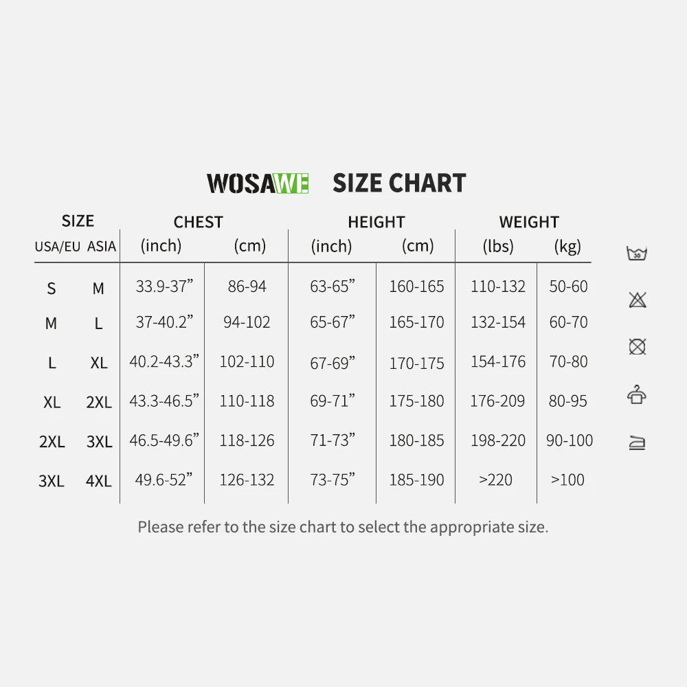WOSAWE Autumn Winter Men Reflective Jacket Reflect Motorcycle Jacket Men /Women Waterproof Windbreaker Hoodies