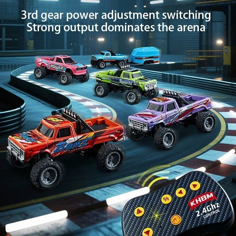 New RC Car MINI Alloy 1/64 Remote Control Car Convenient to Carry 60 Minutes of Work Time Children's Gifts Electronic Toys
