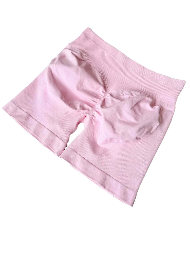 Seamless Shorts 4.5" Yoga Shorts Women Clothes Scrunch Bum Gym Shorts Booty Running Short Butt Lifting Workout Pants Fitness