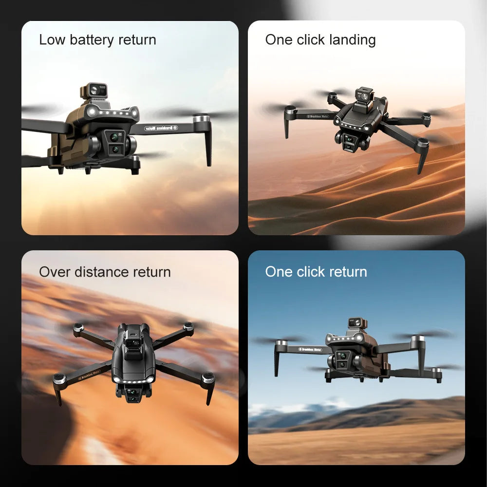 V198GPS Drone 8K Profesional HD Camera ESC Brushless Obstacle Avoidance Aerial Optical Foldable Quadcopter Mini Dron