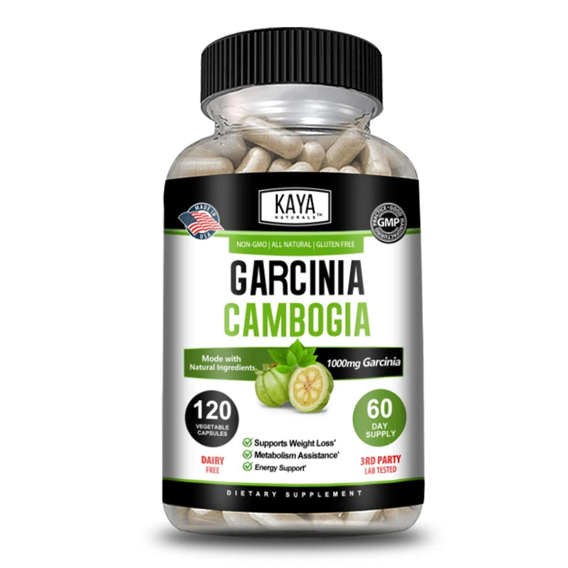 Garcinia Cambogia Extract Weight Loss Capsules Unisex supports weight loss and fat burning, cleansing