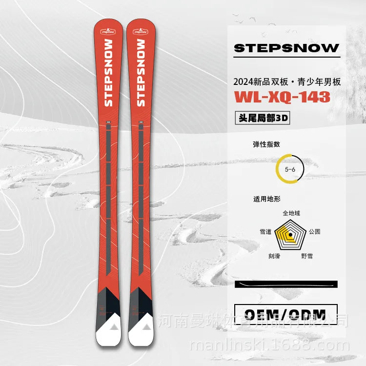 New-Style Ski Factory Direct Sale Teenagers Male Snowboard Double Board 143cm
