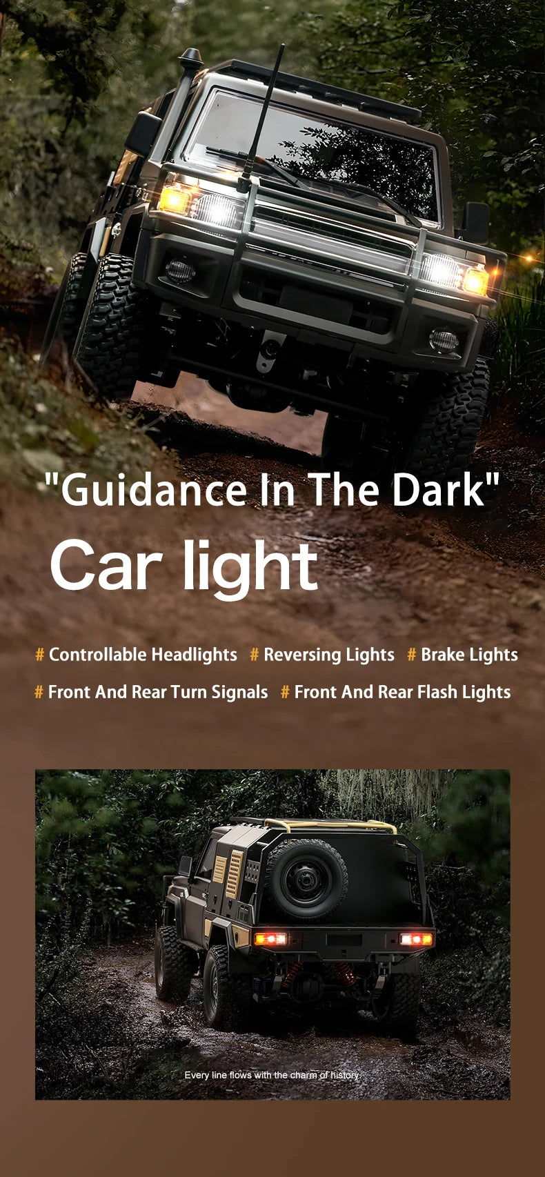 MN82S RC Crawler 1/12 Full Scale LC79 RC Pickup Short Truck 4WD Remote Control Climbing Off-road Car Toys for Kids Adults Gifts