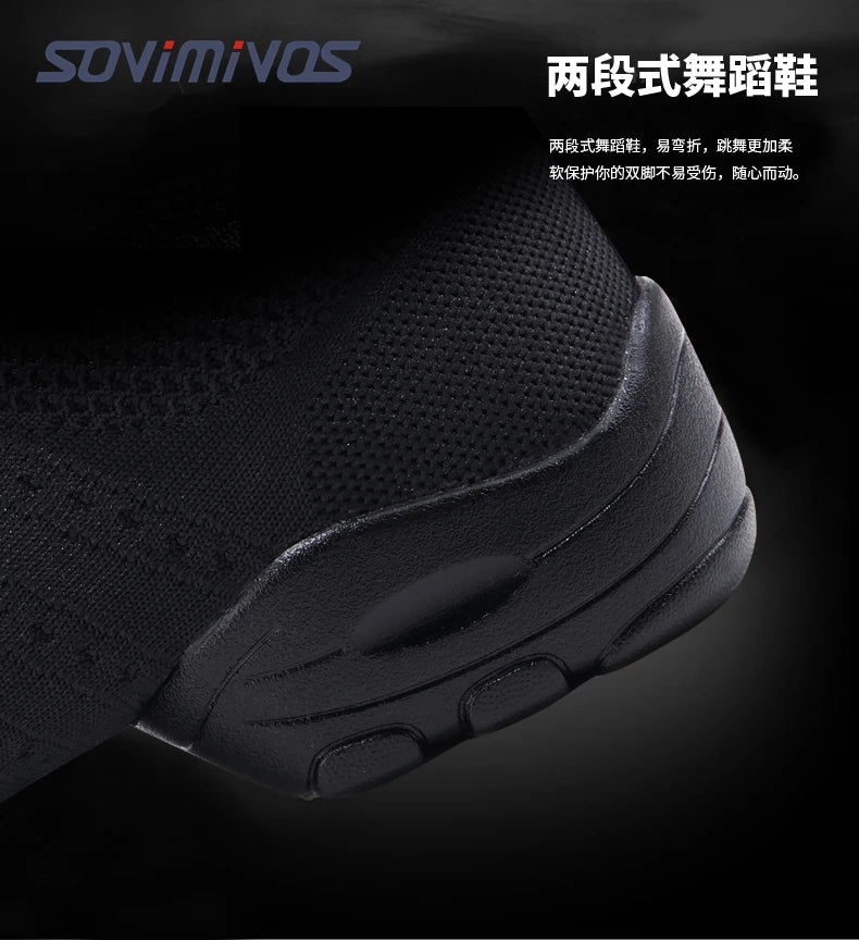 New Coming Dance Sneakers Jazz Shoes Dancing Modern Footwear Belly Contemporary Gym Dancers Leisure Sports Men Women Child Adult