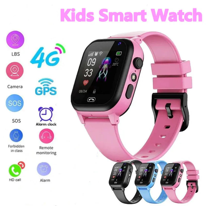 OPPO 5G Smart Watch Kids GPS WIFI Video Call SOS APP Download Child Smartwatch Camera Monitor Tracker Location Phone Watch