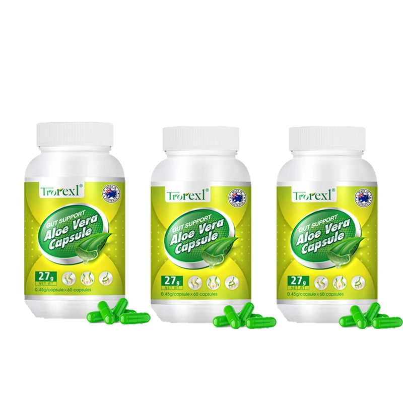 Weight Loss Slimming Products for Men & Women Aloe Vera Appetite Reduction Vegan Capsules