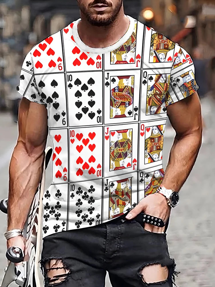Cool Lion 3D Printed Men's T-shirt Summer Outdoor Sports Men's Top Daily Urban Fashion Short Sleeve Street Casual Men's T-shirt