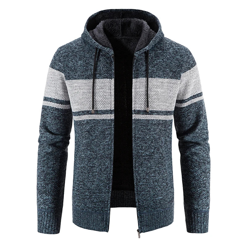 LEGIBLE 2025 Men's Sweaters Autumn Winter Wool Zipper Cardigan Sweaters Man Casual Knitwear Sweatercoat Male