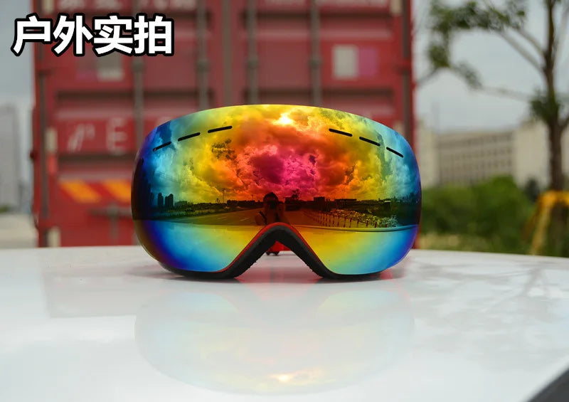 GIRO Ski Goggles for Men And Women Winter Anti-Fog Snow Ski Glasses Double Layer UV400 Snowboard Goggles with Free Mask