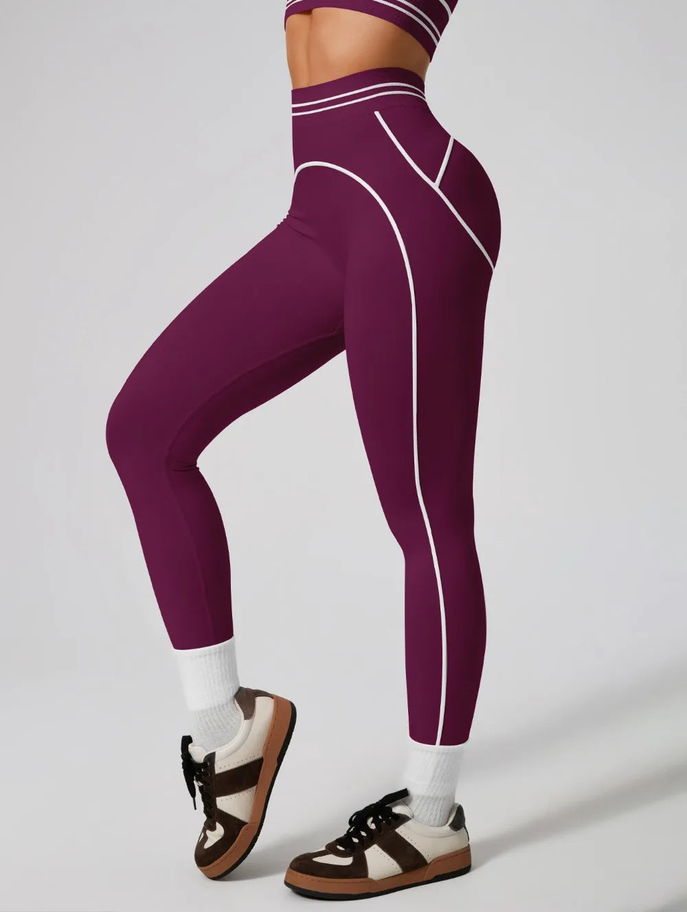 Women's Seamless Yoga Set - Sports Bra & High Waist Leggings Activewear for Gym Workout Fitness Exercise Stretch Athletic Outfit