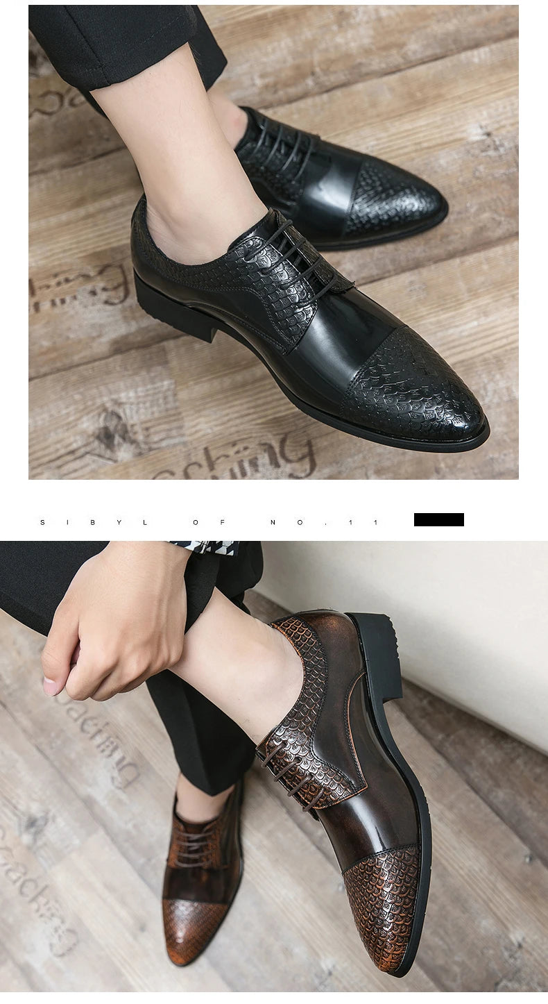 Dress Shoes Man Classic Casual Business Leather Shoes Men Formal Wedding Office Leather Shoes For Men Social Shoe Male