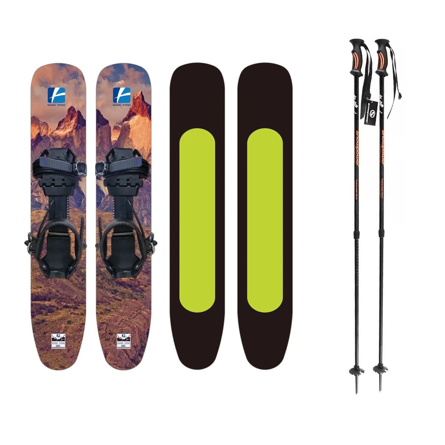 2025 XP Across (Remote Skiing) Telemark Mountain Snowboard Full Set