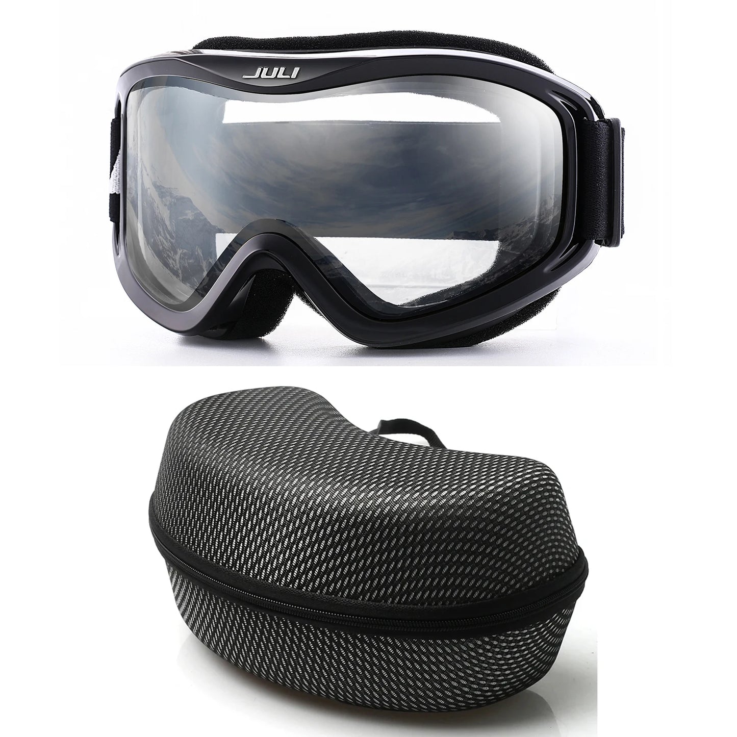 MAXJULI Professional Ski Goggles Double Layer Anti-Fog UV400 Lens Snowboarding Snow Winter Sports Goggles for Men Women BBS