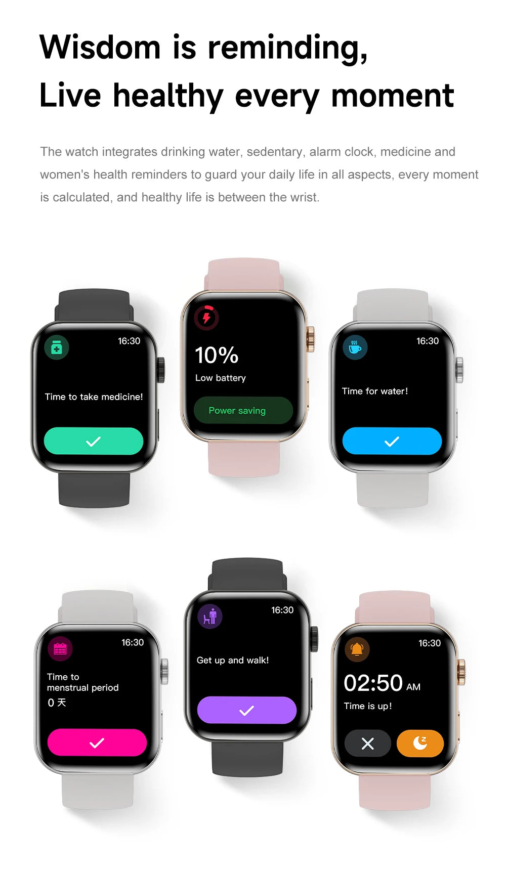 2026 New For iOS Watch Series 11 Smart Watch Ultra HD AMOLED GPS NFC Heart Rate IP68 Waterproof Sport Fitness Call Smartbracelet