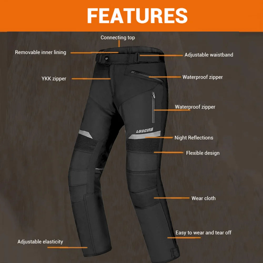 Motorcycle Jacket Motocross Jacket Pants Suit Waterproof Moto Jacket Racing Motorbike Jacket Riding Protection Men Women