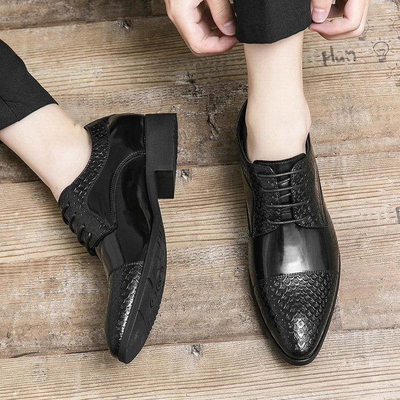 Dress Shoes Man Classic Casual Business Leather Shoes Men Formal Wedding Office Leather Shoes For Men Social Shoe Male