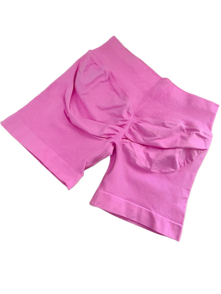 Seamless Shorts 4.5" Yoga Shorts Women Clothes Scrunch Bum Gym Shorts Booty Running Short Butt Lifting Workout Pants Fitness