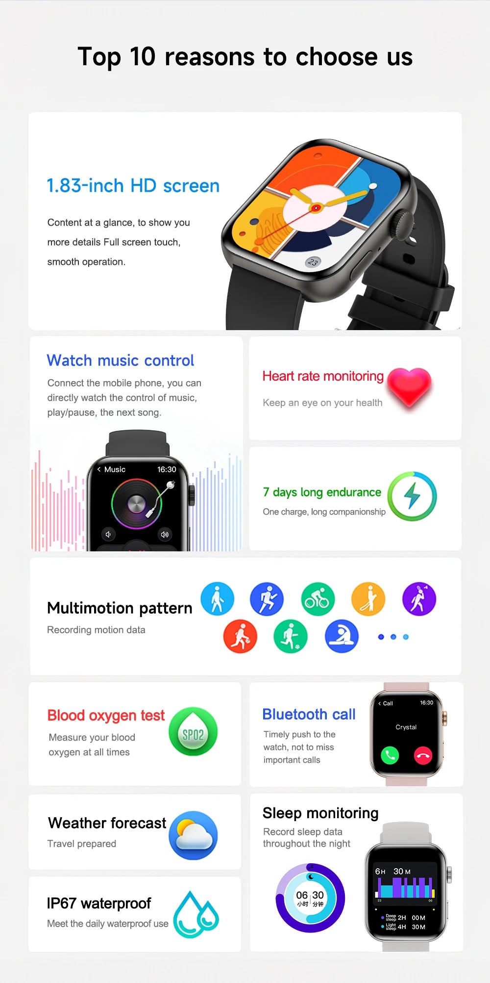 2026 New For iOS Watch Series 11 Smart Watch Ultra HD AMOLED GPS NFC Heart Rate IP68 Waterproof Sport Fitness Call Smartbracelet