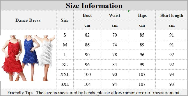 Women Salsa Latin Dance Dress Sequin Tassel Fringe Flapper Dress 1920s Gatsby Cocktail Dress Tango Ballroom Dancing Costume