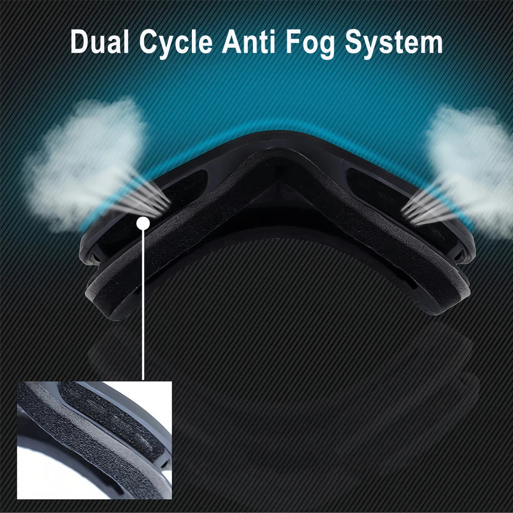 BOLLFO Snowboard Goggles Dual Lens Anti-Fog UV400 Ski Goggles for Men Women TPU OTG Skiing Snowmobile Glasses for Adult Youth