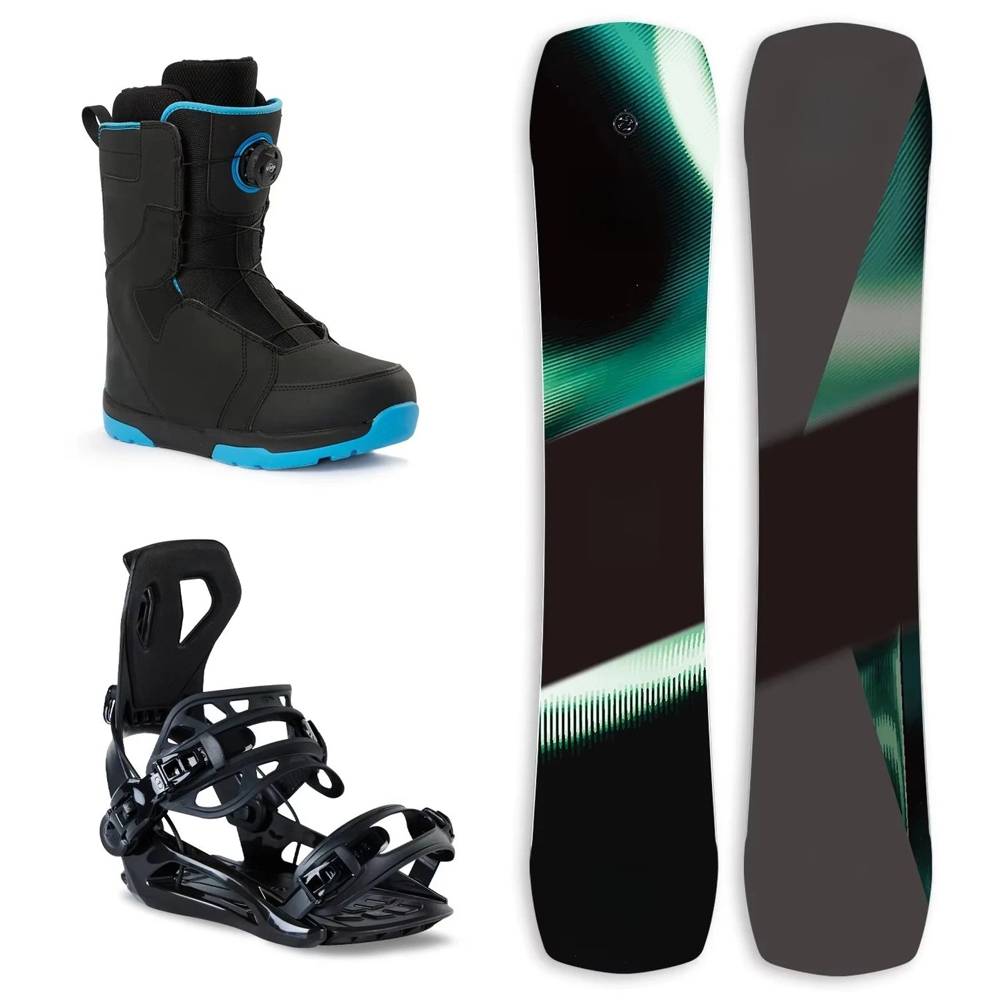Full Set Snowboard with Bindings and Boots