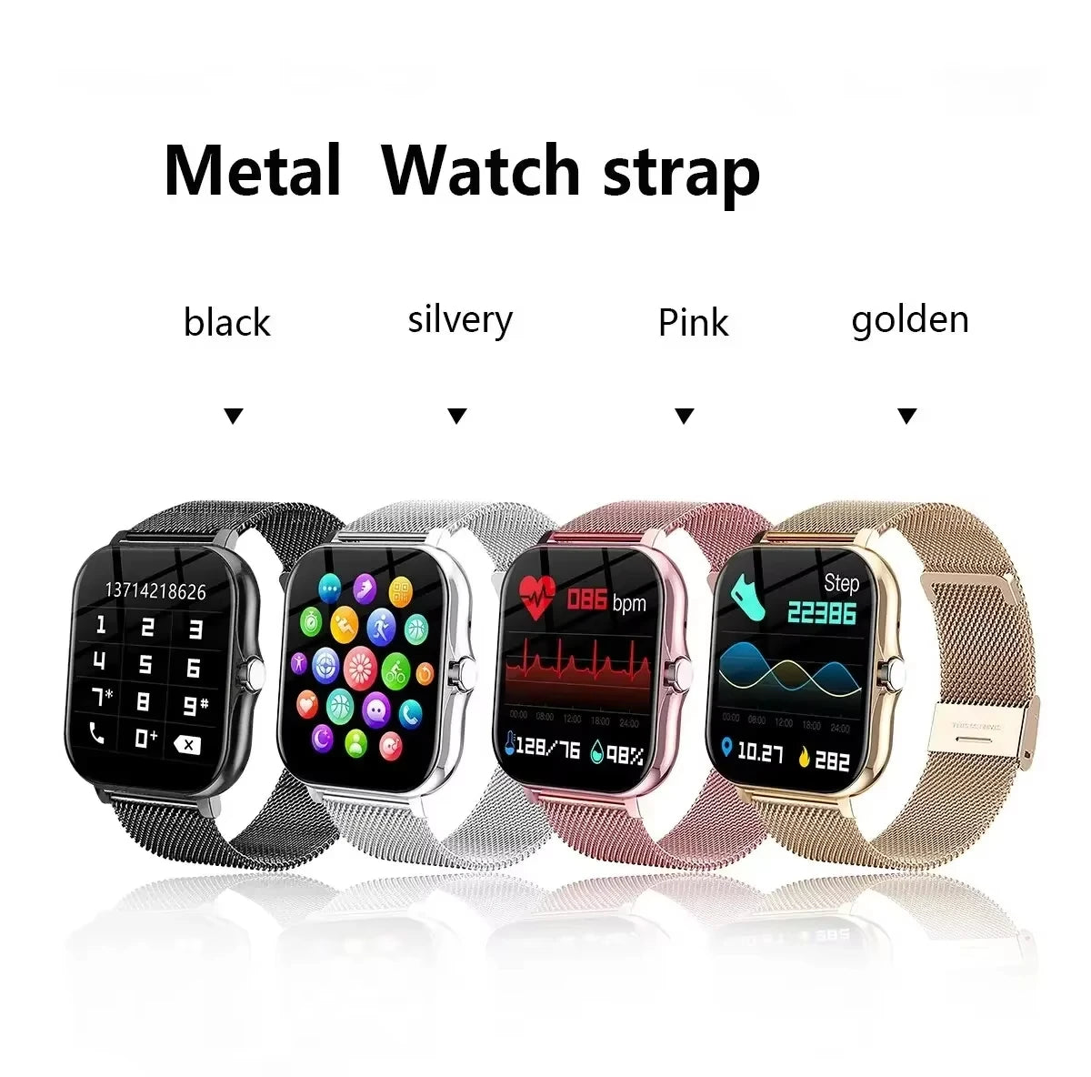 OPPO Hot Selling New Smart Watch For Men Women Newest Sport SmartWatch Faces Bluetooth Call Sports Fitness Phones Android iOS