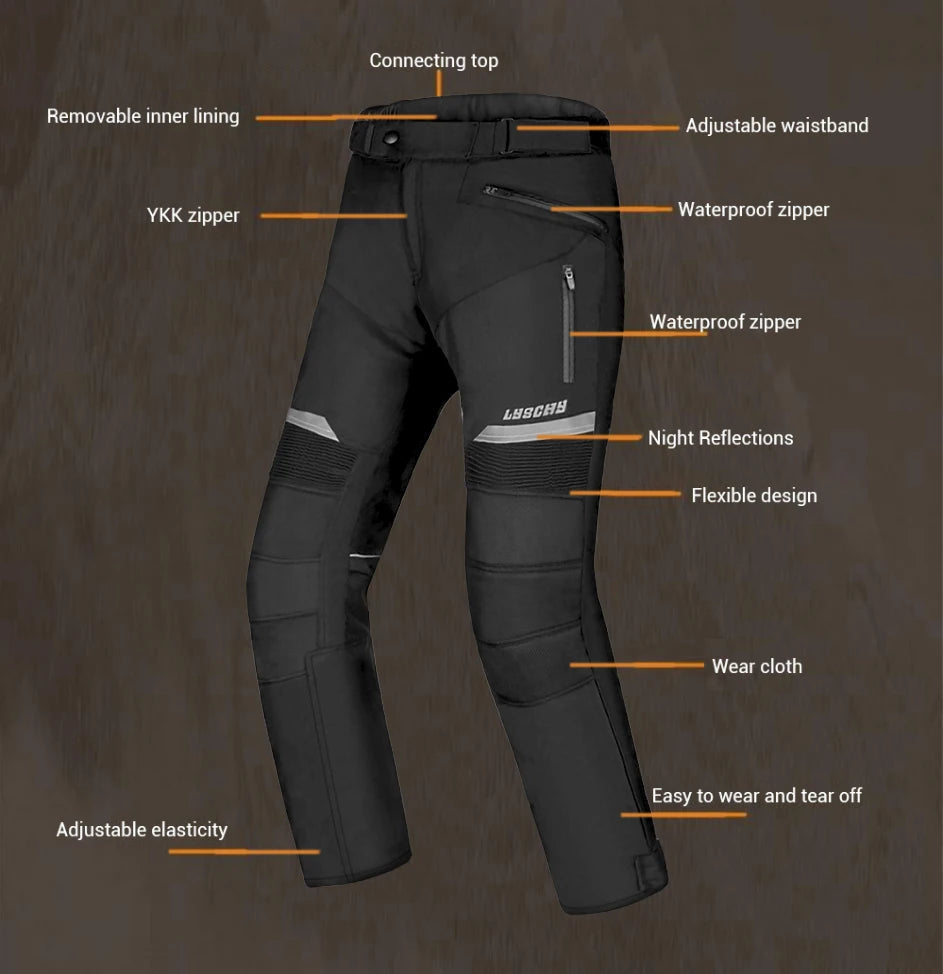 Motorcycle Jacket Motocross Jacket Pants Suit Waterproof Moto Jacket Racing Motorbike Jacket Riding Protection Men Women