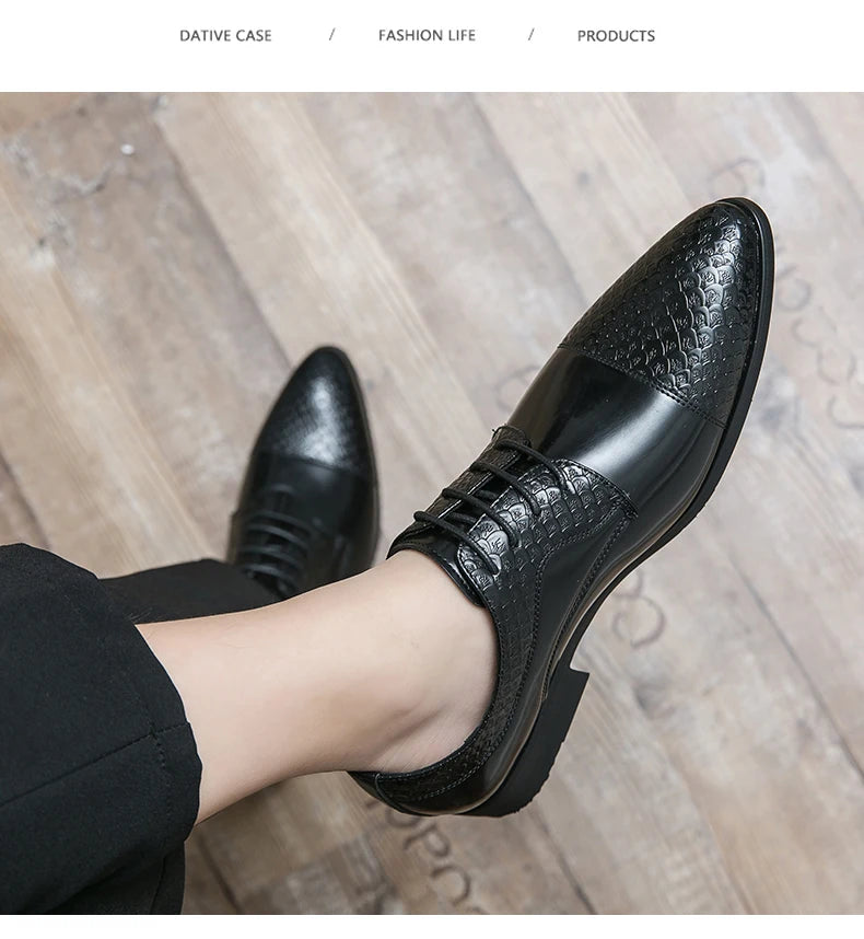 Dress Shoes Man Classic Casual Business Leather Shoes Men Formal Wedding Office Leather Shoes For Men Social Shoe Male